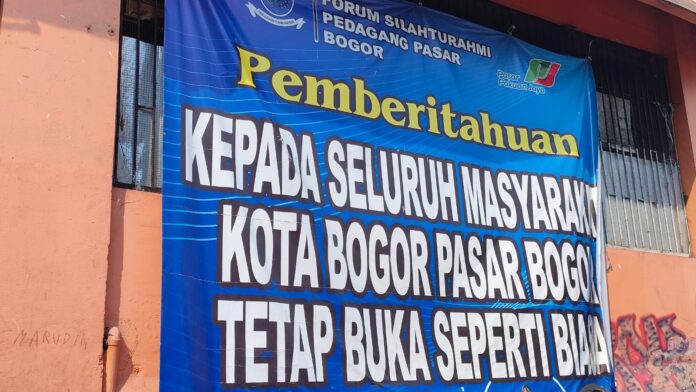 Ratusan Pedagang Gelar Aksi di Balai Kota Bogor, Tolak Relokasi Sepihak Pasar