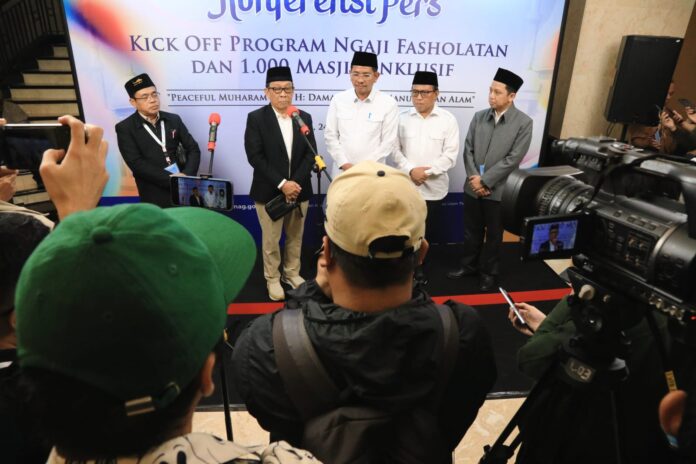 Sambut Tahun Baru Islam, Kemenag Luncurkan Ngaji Fasholatan dan 1.000 Masjid Inklusif bagi Disabilitas dan Lansia