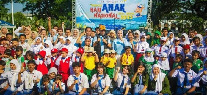 Alun-alun Kota Bogor Meriah, Puncak HAN 2025 Tampilkan Kreativitas Anak dan Seruan untuk Perlindungan Anak