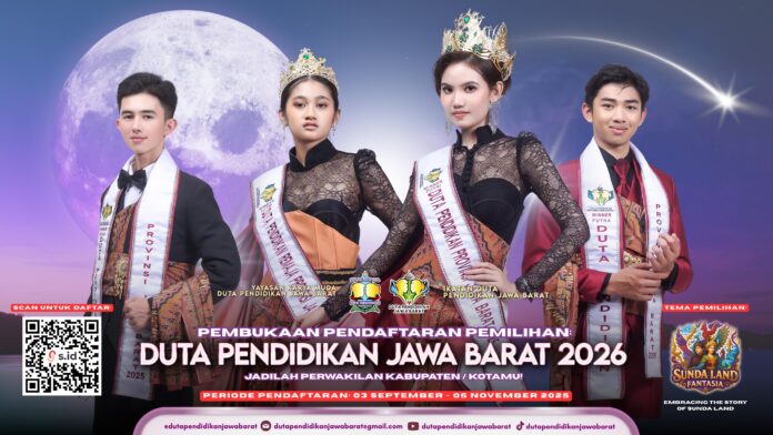 Meneguhkan Advokasi Pendidikan: Pendaftaran Pemilihan Duta Pendidikan Jawa Barat 2026 Resmi Dibuka