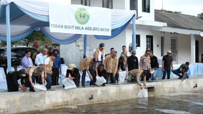 YSPN Dorong Ketahanan Pangan Nasional Lewat Aksi Sosial dan 400.000 Bibit Nila di Bogor YSPN Tebar 400.000 Bibit Nila di Bogor, Dorong Ketahanan Pangan Nasional