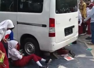 Mobil MBG Yang Tabrak Siswa SDN 01 Kalibaru Cilincing Tidak Berplat