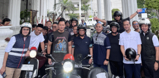 AHY Ngabuburit di Bogor Naik Vespa, Main Basket hingga Soroti Infrastruktur