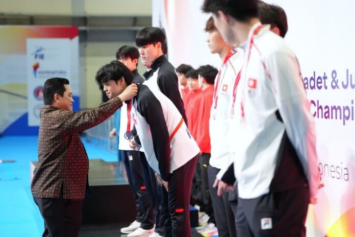 Erick Thohir Tegaskan Komitmen Anggar Menuju Olimpiade Usai Asian Fencing 2026 Erick Thohir Tegaskan Komitmen Anggar Menuju Olimpiade Usai Asian Fencing 2026