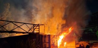 Kebakaran Kontainer di Klapanunggal, Damkar Sektor Cileungsi Bergerak Cepat Padamkan Api Kebakaran Kontainer di Klapanunggal, Damkar Sektor Cileungsi Bergerak Cepat Padamkan Api