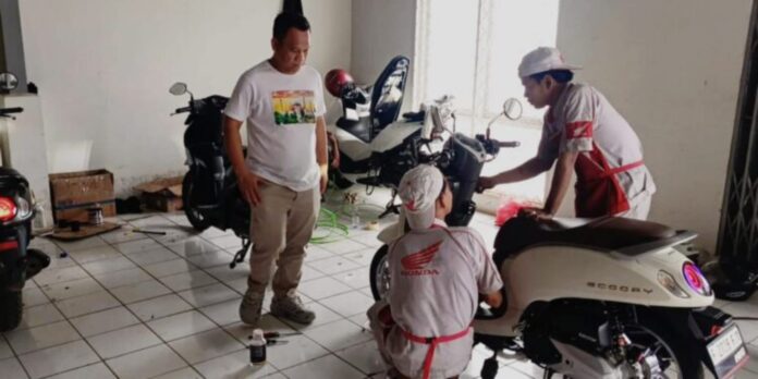 Jelang Mudik Lebaran 2026, Pemdes Ciangsana dan Honda Gelar Servis Motor Gratis Prioritaskan Keselamatan Warga, Desa Ciangsana Adakan Servis Motor Gratis Sambut Mudik