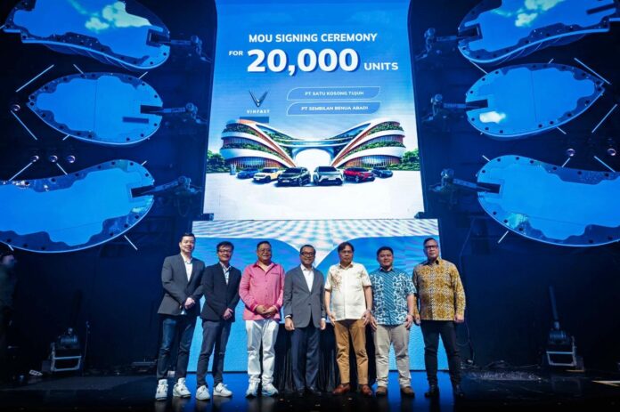 VinFast Perkuat Ekosistem Mobilitas Hijau di Indonesia lewat Pengadaan 20.000 EV