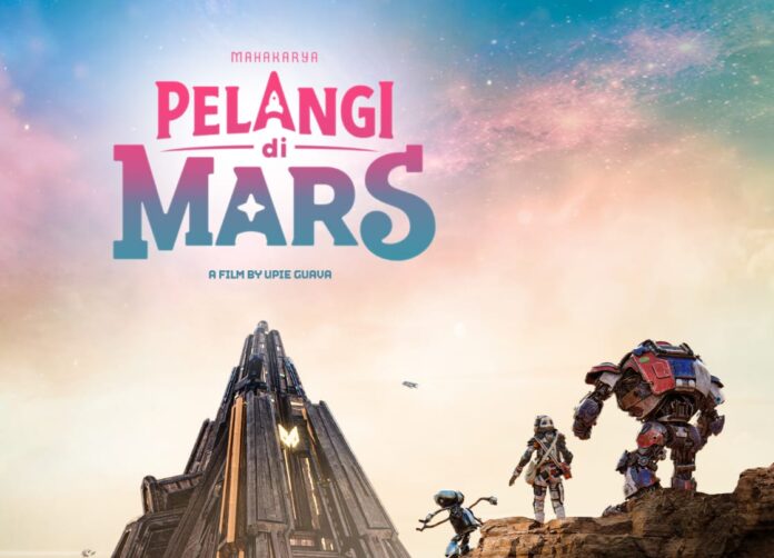 Poster Film Pelangi di Mars Dirilis, Kisah Petualangan Anak Bangsa di Planet Merah