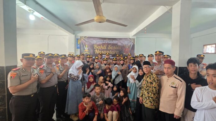 Siswa SIP Angkatan 55 Polda Metro Jaya Gelar Bhakti Sosial di Sukabumi