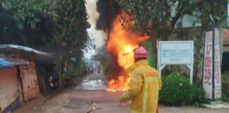 Kisah Haru Kebakaran Warung di Bogor, Pemilik Terluka Saat Selamatkan Usaha kebakaran warung bogor