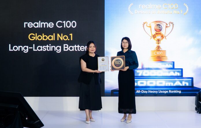 realme C100 Resmi Diumumkan, Bawa Titan Battery 8000mAh dan AI Power Saving