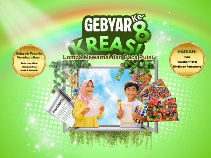 Punya Bakat? Yuk Ikut Gebyar Kreasi 8 JP dan Menangkan Hadiah Menarik!