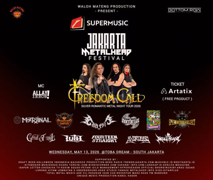 Jakarta Siap Bergetar! Freedom Call Hadir Bawa Konser Metal Paling Dinanti 2026