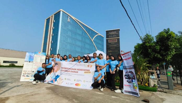 Warga Antusias! Horison Ultima Sayaga Cibinong Gelar Donor Darah dan Cek Kesehatan Gratis di CFD Bogor
