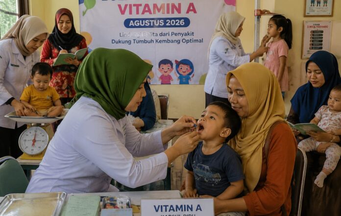Bulan Vitamin A Agustus 2026 Dimulai, Kemenkes Ajak Orang Tua Bawa Balita ke Posyandu