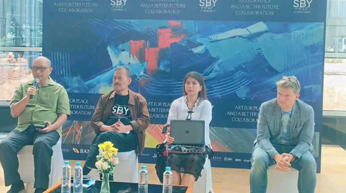 Seni Lintas Generasi Suarakan Perdamaian, SBY Art Community Gelar Pameran di TIM