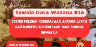 Sawala Dasa Wacana #16 Bahas Polemik Lekra dan Manifes Kebudayaan, Masih Relevan Hari Ini Sawala Dasa Wacana #16 Bahas Polemik Lekra dan Manifes Kebudayaan, Masih Relevan Hari Ini