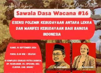 Sawala Dasa Wacana #16 Bahas Polemik Lekra dan Manifes Kebudayaan, Masih Relevan Hari Ini Sawala Dasa Wacana #16 Bahas Polemik Lekra dan Manifes Kebudayaan, Masih Relevan Hari Ini