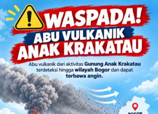 Abu Vulkanik Gunung Anak Krakatau Terdeteksi hingga Bogor, Warga Diimbau Waspada dan Gunakan Masker Abu Vulkanik Gunung Anak Krakatau Terdeteksi hingga Bogor, Warga Diimbau Waspada dan Gunakan Masker