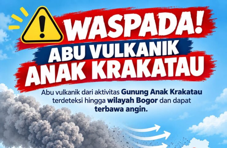 Abu Vulkanik Gunung Anak Krakatau Terdeteksi hingga Bogor, Warga Diimbau Waspada dan Gunakan Masker Abu Vulkanik Gunung Anak Krakatau Terdeteksi hingga Bogor, Warga Diimbau Waspada dan Gunakan Masker