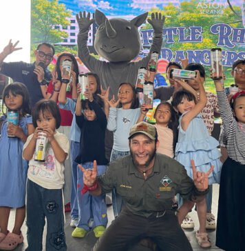 World Rhino Day, Aston Serang Ajak Anak Kenal Badak Jawa World Rhino Day, Aston Serang Ajak Anak Kenal Badak Jawa
