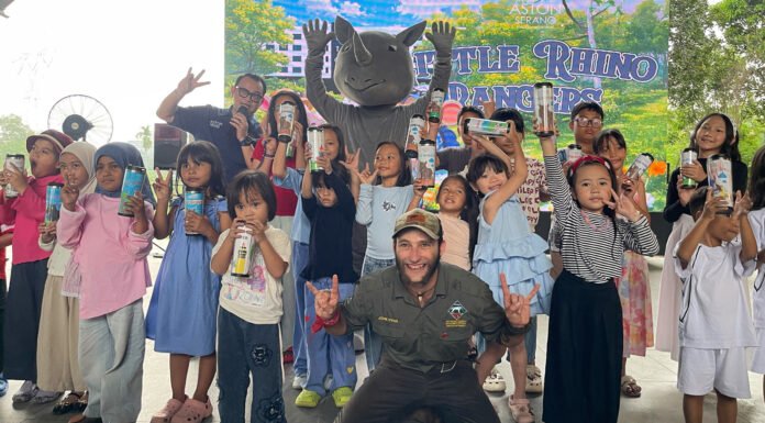 World Rhino Day, Aston Serang Ajak Anak Kenal Badak Jawa World Rhino Day, Aston Serang Ajak Anak Kenal Badak Jawa