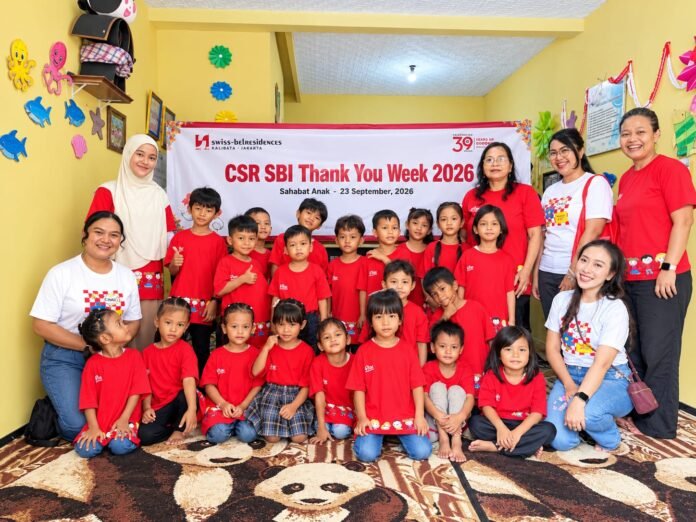 Swiss-Belresidences Kalibata Rayakan 39 Tahun dengan Berbagi Bersama Anak-anak Sahabat Anak Cijantung