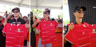 Jersey Timnas Indonesia Jadi Sorotan Pebalap MotoGP di Mandalika Jersey Timnas Indonesia Jadi Sorotan Pebalap MotoGP di Mandalika